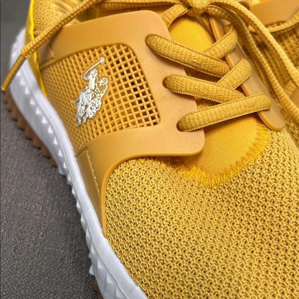 U.S. Polo Assn. Mustard Yellow Athletic Shoes - Picture 2 of 4